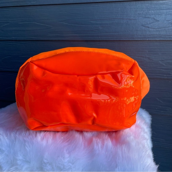 Authentic GIVENCHY Nylon Handbag Neon Shoulder Bag Top Handle Oversized Tote - Picture 5 of 12